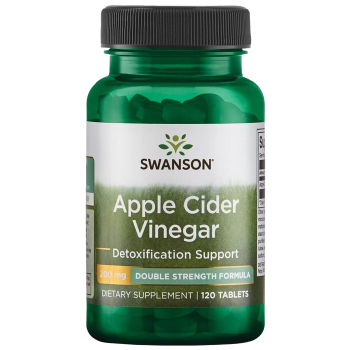 Swanson Apple Cider Vinegar 200 mg 120 Tablets