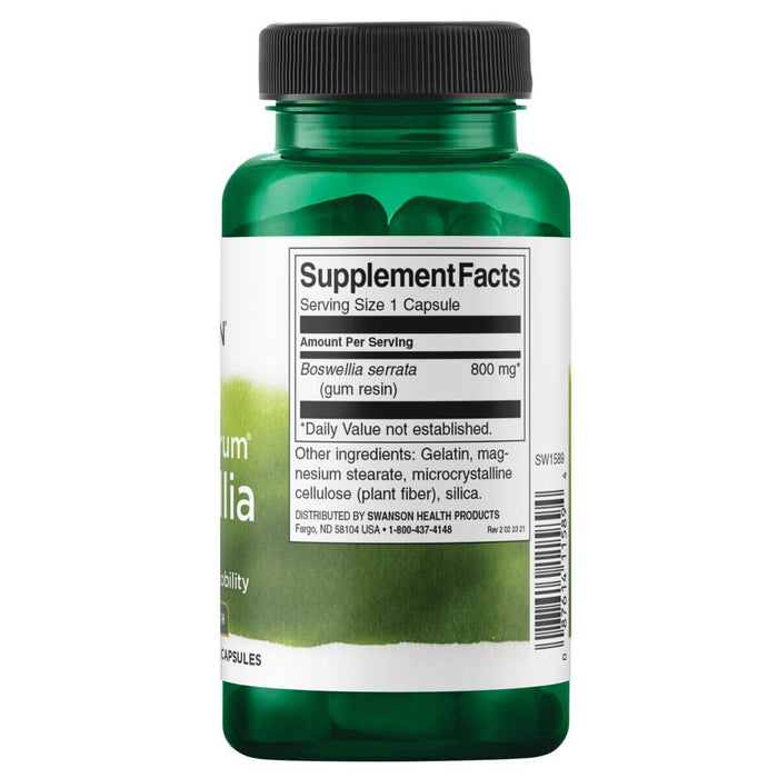 Swanson Full Spectrum Boswellia Double Strength 800mg 60 Capsules - Joint Support at MySupplementShop by Swanson