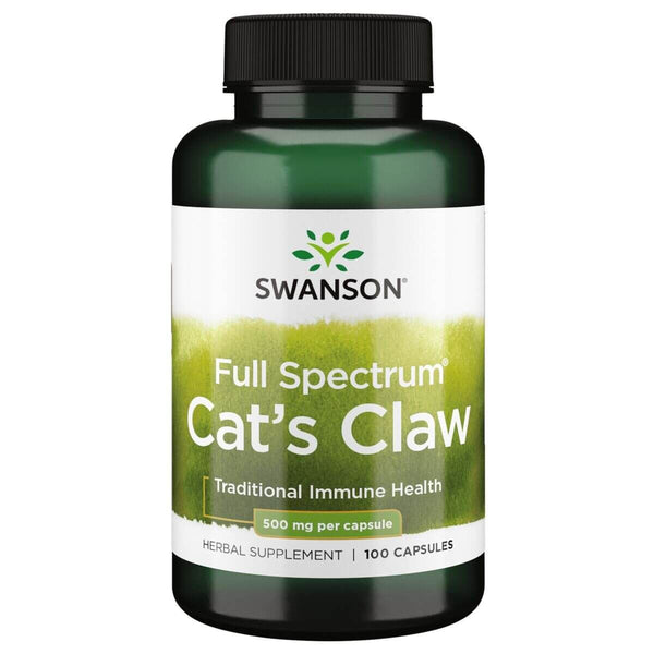 Swanson Full Spectrum Cat's Claw 500mg 100 Capsules - Joint Support at MySupplementShop by Swanson