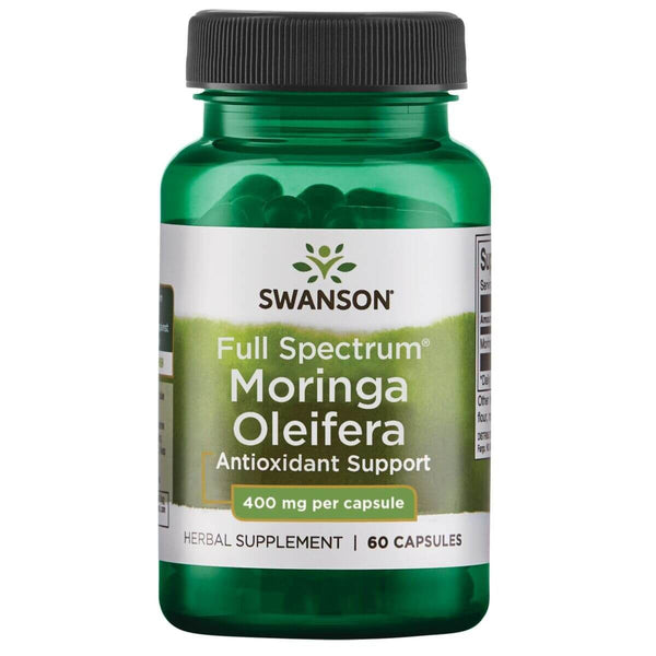 Swanson Full Spectrum Moringa Oleifera 400mg 60 Capsules - Health and Wellbeing at MySupplementShop by Swanson