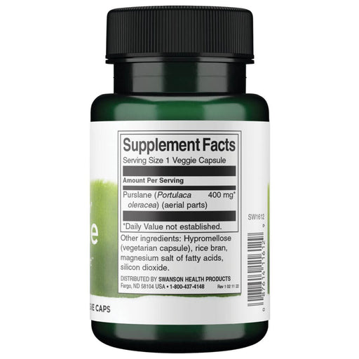 Swanson Full Spectrum Purslane 400mg 60 Vegetarian Capsules - Combination Multivitamins & Minerals at MySupplementShop by Swanson