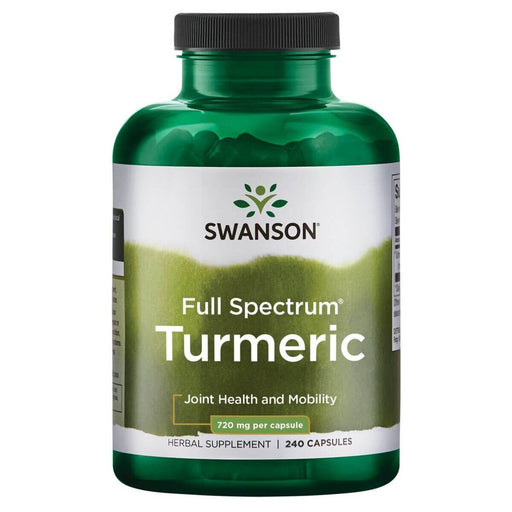 Swanson Full Spectrum Turmeric 720 mg 240 Capsules - Joint Support at MySupplementShop by Swanson