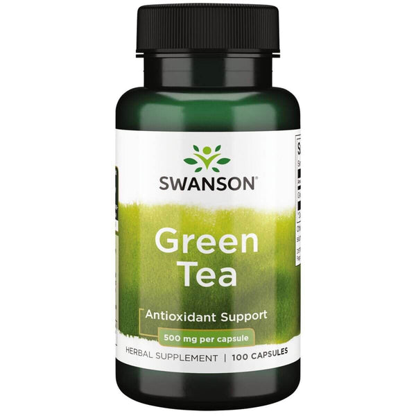 Swanson Green Tea 500 mg 100 Capsules - Slimming and Weight Management at MySupplementShop by Swanson