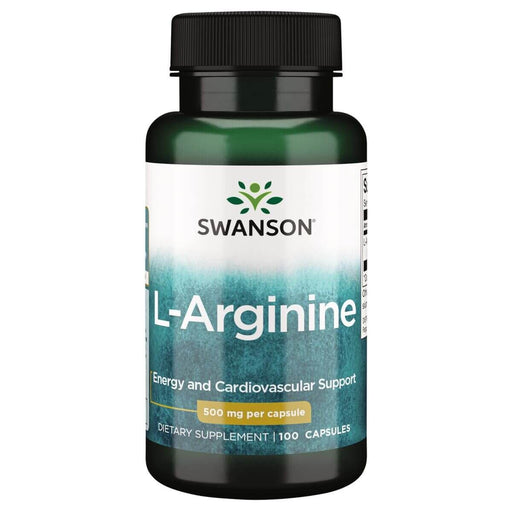 Swanson L-Arginine 500 mg 100 Capsules - L-Arginine at MySupplementShop by Swanson