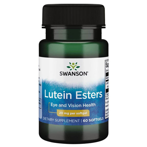 Swanson Lutein Esters 20mg 60 Softgels - Health and Wellbeing at MySupplementShop by Swanson