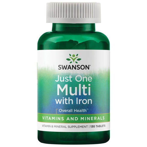 Swanson Multi with Iron Century Formula 130 Tablets - Vitamins & Minerals at MySupplementShop by Swanson