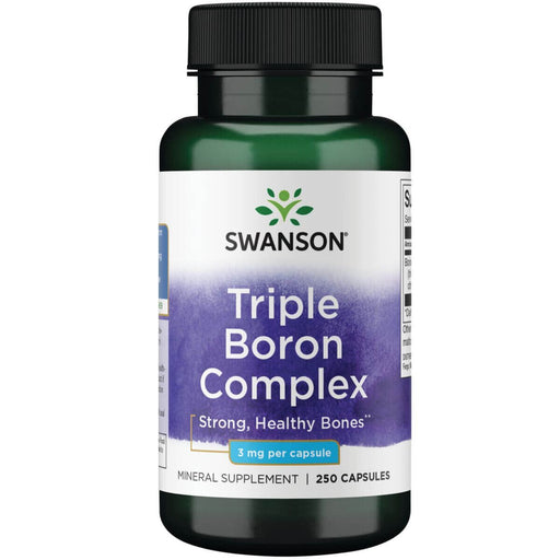 Swanson Triple Boron Complex 3 mg 250 Capsules - Vitamins & Minerals at MySupplementShop by Swanson