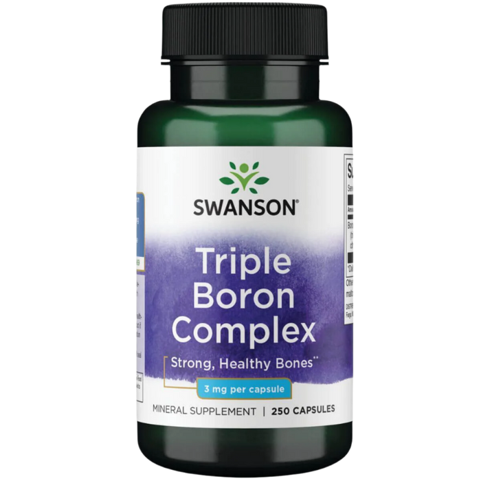 Swanson Triple Boron Complex 3 mg 250 Capsules