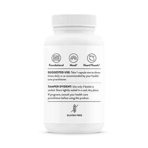 Thorne Research 5-MTHF 1mg (L-5-Methyltetrahydrofolate) 60 Capsules - Energy & Vitality at MySupplementShop by Thorne