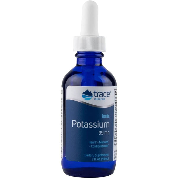 Trace Minerals Liquid Ionic Potassium 99mg 2 fl oz (59ml) - Vitamins & Minerals at MySupplementShop by Trace Minerals