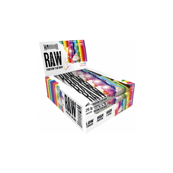 Warrior Raw Protein Flapjack 12 x 75g - Chocolate Orange - Protein Bars at MySupplementShop by Warrior