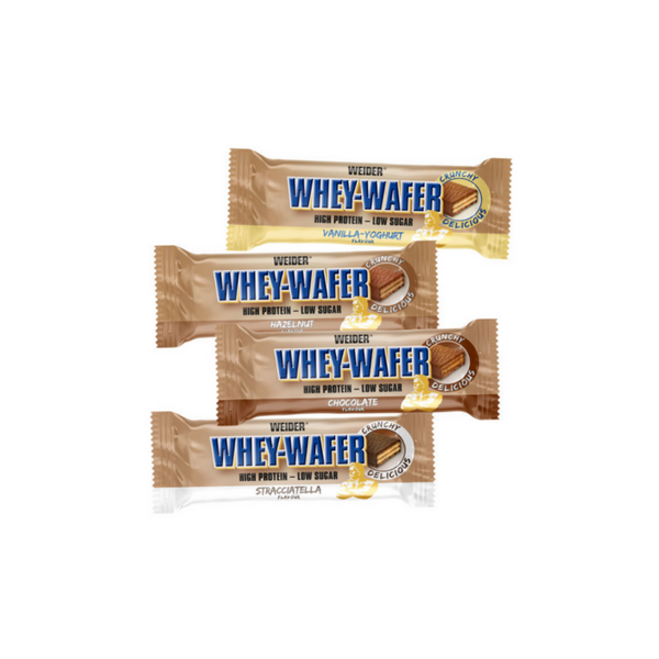 Weider Nutrition Whey Wafer Bar 12 x 35g - Hazelnut - Protein Wafer at MySupplementShop by Weider