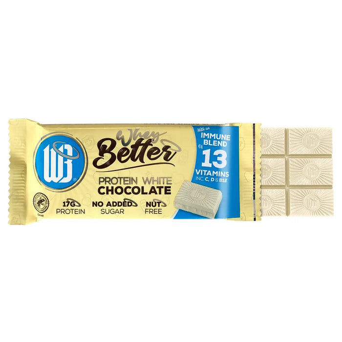 WheyBetter Protein Chocolate 12x75g | Immune Blend of Vitamins - Protein Bar at MySupplementShop by Whey Better