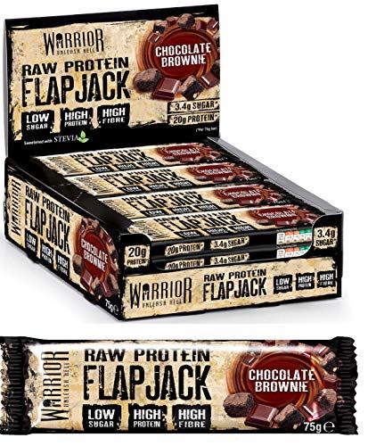 Warrior Raw Protein Flapjack 12 bars - Health Foods at MySupplementShop by Warrior Supplements