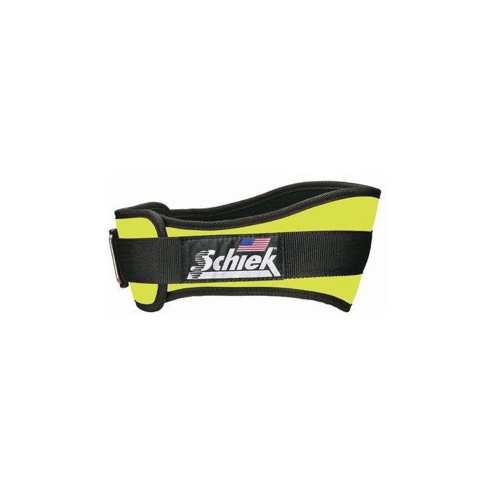 Schiek Training Belt 2004 4/34 Inch Belt - Neon Yellow - XS - Training Belt at MySupplementShop by Schiek Sports