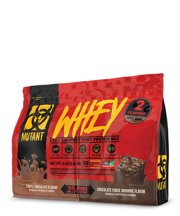 Mutant Whey Dual Chamber Chocolate & Choc Brownie 1.8kg - Protein at MySupplementShop by Mutant