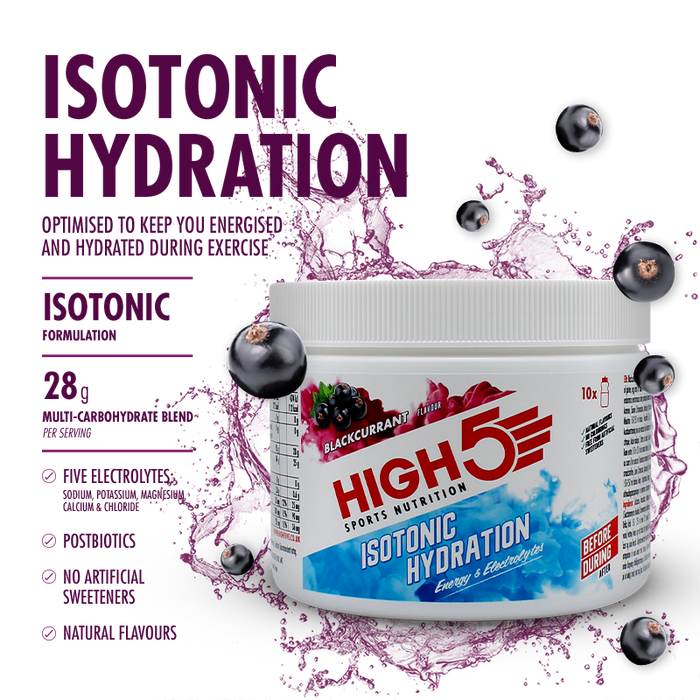 HIGH5 Isotonic Hydration Drink 300g Blackcurrant - Sports Nutrition at MySupplementShop by HIGH5