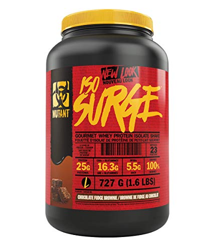 Mutant Iso Surge 727g Chocolate Fudge Brownie - Protein at MySupplementShop by Mutant