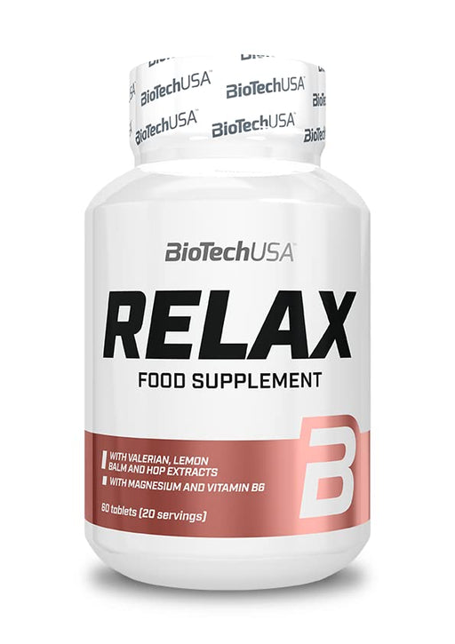 BioTechUSA Relax - 60 tabs - Health and Wellbeing at MySupplementShop by BioTechUSA