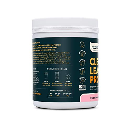 Nuzest Clean Lean Protein 500g Wild Strawberry - Sports Nutrition at MySupplementShop by Nuzest