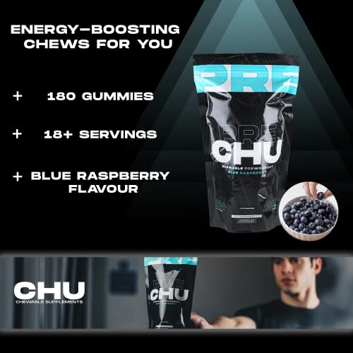 PRE CHU Pre-workout gummies 630g - Health & Beauty > Health Care > Fitness & Nutrition > Vitamins & Supplements at MySupplementShop by CHU Gummies