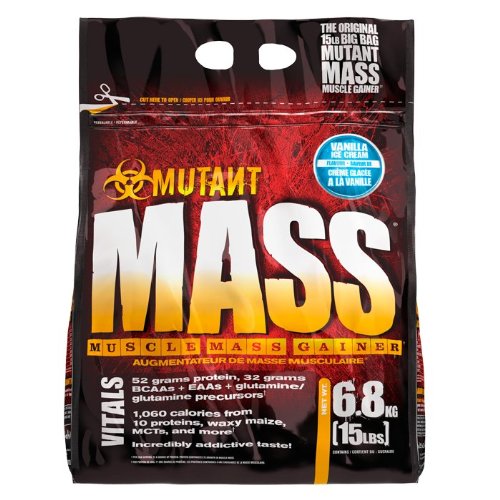 Mutant Mass 6.8kg Vanilla Ice Cream - Weight Gainers & Carbs at MySupplementShop by Mutant