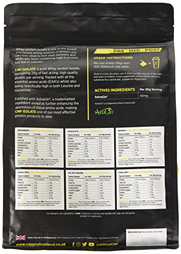 CNP Professional Pro Isolate Premium Whey Protein Isolate 900g 30 Servings (Salted Caramel) - Sports Nutrition at MySupplementShop by CNP Professional