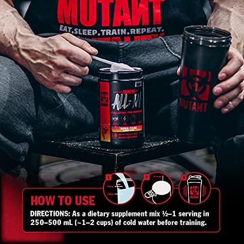 Mutant Madness All-In 504g 18 Servings - Pre Workout at MySupplementShop by Mutant