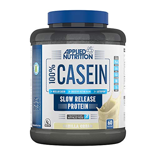 Applied Nutrition Casein 1.8kg Vanilla Cream - Protein at MySupplementShop by Applied Nutrition