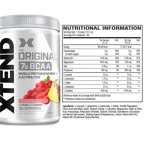 Scivation Xtend Xtend Raspberry Pineapple  441g - Amino Acids and BCAAs at MySupplementShop by Xtend