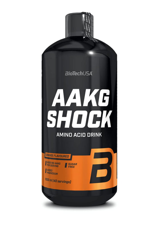 BioTechUSA AAKG Shock Extreme, Orange - 1000 ml. - Nitric Oxide Boosters at MySupplementShop by BioTechUSA