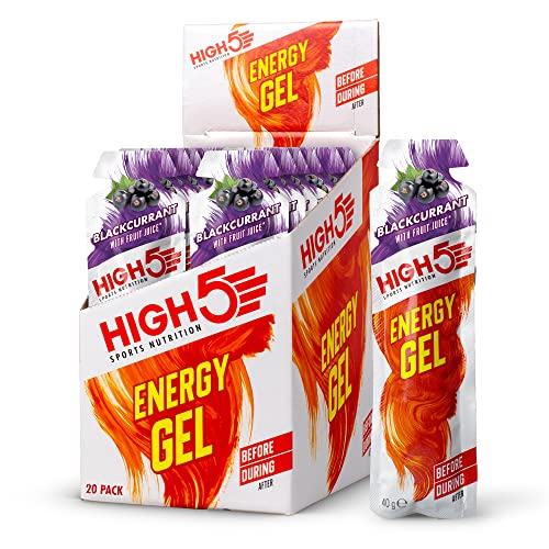 HIGH5 Energy Gel 20 x 40g Blackcurrant - Sports Nutrition at MySupplementShop by HIGH5