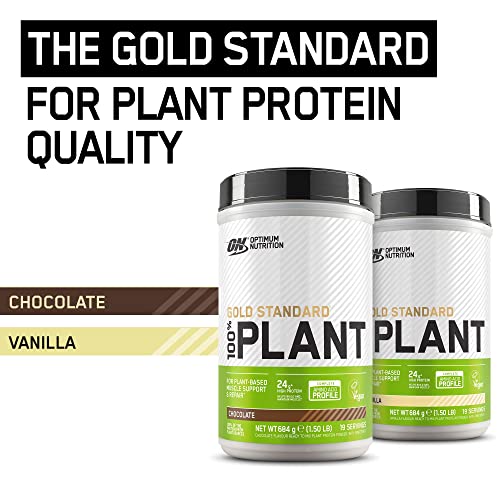 Optimum Nutrition ON Gold Standard 100% Plant Protein Powder Vegan 684g - Vegan Proteins at MySupplementShop by Optimum Nutrition