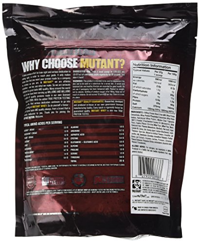 MUTANT WHEY - Muscle-Building Whey Protein Powder Mix in Great Flavors and Enzyme Fortified for Optimal Digestion 908g (2 lb) - Cookies and Cream - Protein at MySupplementShop by Mutant