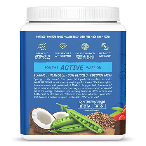 Sunwarrior Blend - Chocolate 375g - Sports Nutrition at MySupplementShop by Sunwarrior