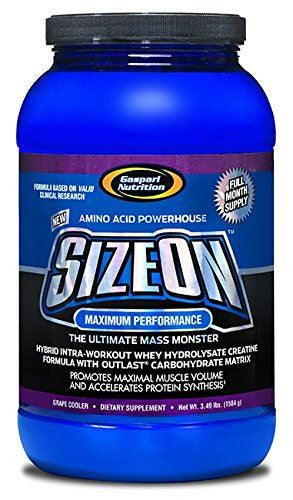 Gaspari Nutrition SizeOn Max Performance 1.5kg Grape - Health Foods at MySupplementShop by Gaspari Nutrition