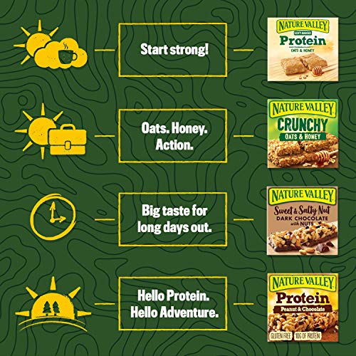 Nature Valley Protein 12x40g Peanut & Chocolate - Sports Nutrition at MySupplementShop by Nature Valley