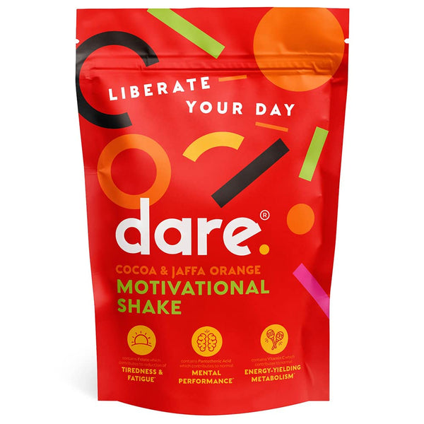 dare. Motivational Shake 750g Cocoa & Jaffa Orange - Sports Supplements at MySupplementShop by dare.