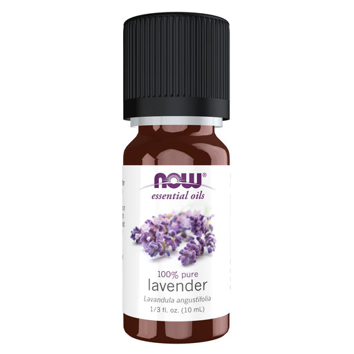 NOW Foods Essential Oil, Lavender Oil 100% Pure - 10 ml. - Sports Supplements at MySupplementShop by NOW Foods