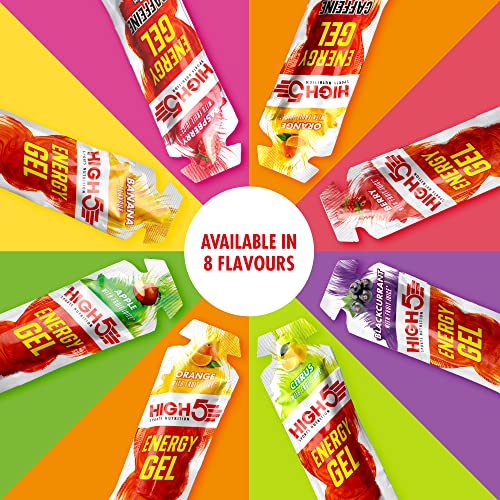 HIGH5 Energy Gel 20 x 40g Blackcurrant - Sports Nutrition at MySupplementShop by HIGH5