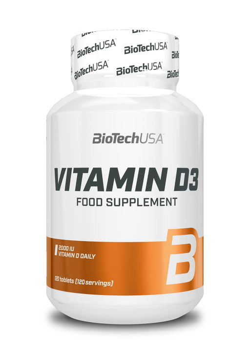 BioTechUSA Vitamin D3, 50mcg - 120 tabs - Sports Supplements at MySupplementShop by BioTechUSA