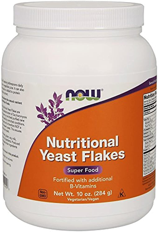 NOW Foods Nutritional Yeast Flakes - 284g - Health and Wellbeing at MySupplementShop by NOW Foods