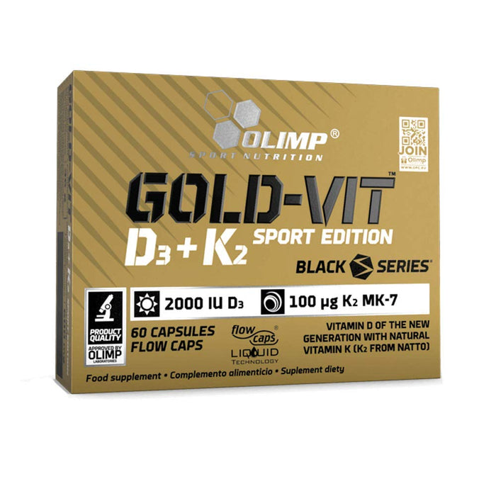 Olimp Nutrition Gold Vit D3 + K2 Sport Edition - 60 caps - Vitamin D at MySupplementShop by Olimp Nutrition