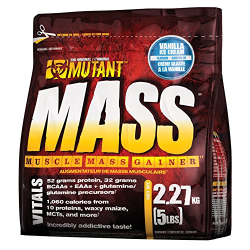 Mutant Mass 2.27kg Vanilla Ice Cream - Weight Gainers & Carbs at MySupplementShop by Mutant