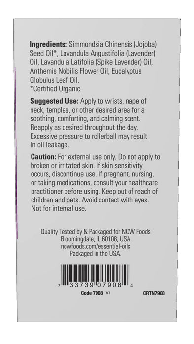 NOW Foods Essential Oil, Head Relief Blend Roll-On - 10 ml. - Health and Wellbeing at MySupplementShop by NOW Foods