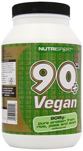 Nutrisport 90+ Protein Vegan Unflavoured 908g - Default Title - Sports Nutrition at MySupplementShop by Nutrisport