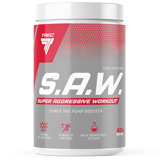 Trec Nutrition S.A.W. Powder, Cherry Grapefruit - 400 grams - Nitric Oxide Boosters at MySupplementShop by Trec Nutrition