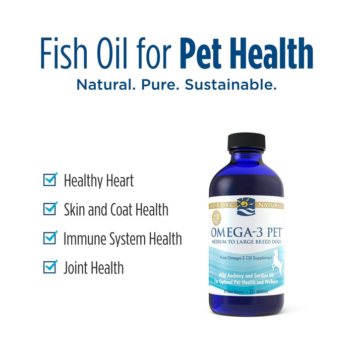 Nordic Naturals Omega-3 Pet - 237 ml. - Pet supplements at MySupplementShop by Nordic Naturals