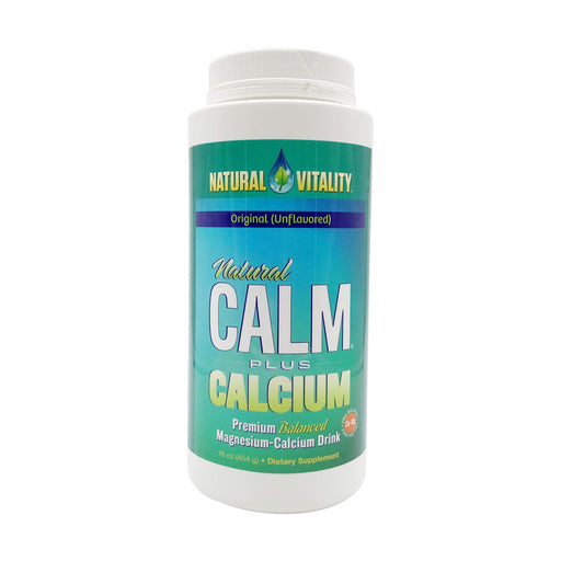 Natural Vitality Natural Calm Plus Calcium Unflavored  454g - Calcium at MySupplementShop by Natural Vitality