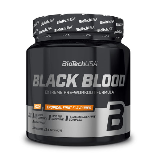 BioTechUSA Black Blood NOX+, Tropical Fruit (EAN 5999076232369) - 330 grams - Nitric Oxide Boosters at MySupplementShop by BioTechUSA